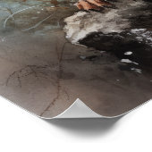 リスの森の動物アートプリントポスター ポスター (角)