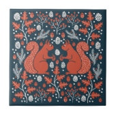 リスの森の森 タイル (正面)