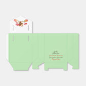 リスの森の秋の水の色の赤ちゃんシャワー フェイバーボックス (折り畳みなし)