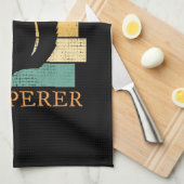 リスの森 レトロ キッチンタオル (四つ折り)