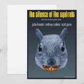 リスの沈黙 – パロディ サンキューカード (正面/裏面)