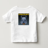 リスの沈黙 – パロディ トドラーTシャツ (裏面)