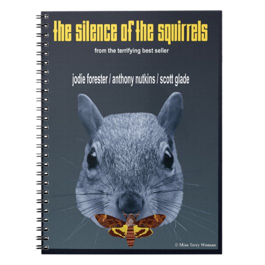 リスの沈黙 – パロディ ノートブック (正面)