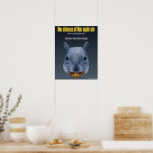 リスの沈黙 – パロディ ポスター (キッチン)