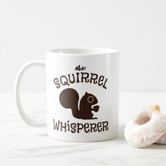 リスの白鳥 |コおもしろいーヒー コーヒーマグカップ (ドーナツ)