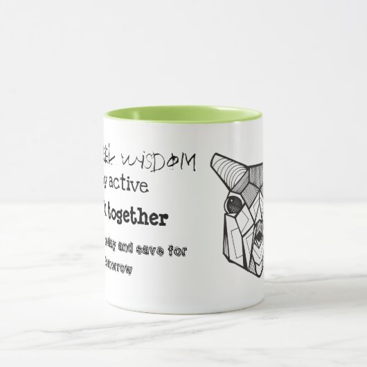 リスの知恵 マグカップ (中央)