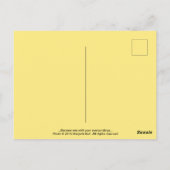 リスの禅モーメント ポストカード (裏面)