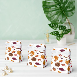 リスの秋とパンプキン フェイバーボックス