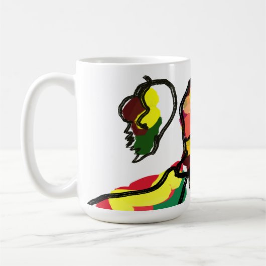 リスの秋の素敵 コーヒーマグカップ (左)