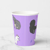 リスの紫 紙コップ (右)