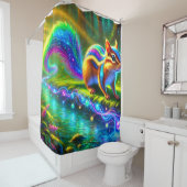 リスの芸術 シャワーカーテン (インサイチュ)