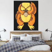 リスの衣装ハロウィーン簡単最後のコスプレ キャンバスプリント (インサイチュ (寝室))