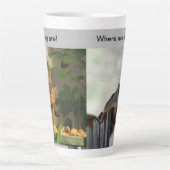 リスの規則 カフェラテマグ (正面)