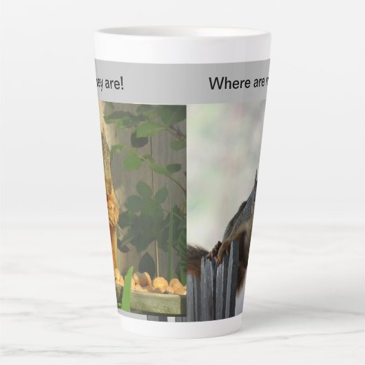 リスの規則 カフェラテマグ (正面)