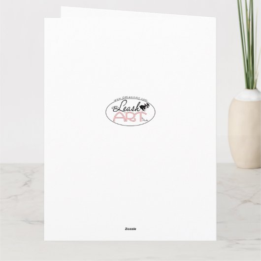 リスの誕生日 カード (裏面)