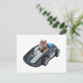 リスの警官がストップ行動してる：私はクリックよ！ ポストカード (スタンド正面)