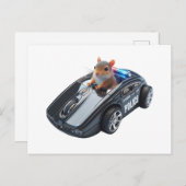 リスの警官がストップ行動してる：私はクリックよ！ ポストカード (正面/裏面)