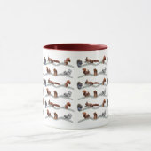 リスの逆上のマグ マグカップ (中央)