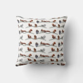 リスの逆上の枕(色を選んで下さい) クッション (裏面)