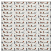 リスの逆上の生地(色を選んで下さい) ファブリック (見本)