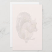 リスの透かし 便箋 (正面/裏面)