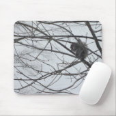 リスの雪のマウスパッド マウスパッド (マウス)