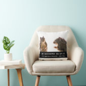 リスの顔写真 クッション (椅子)