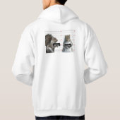 リスの顔写真 パーカ (裏面)