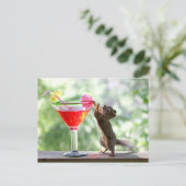 リスの飲むカクテル ポストカード (スタンド正面)