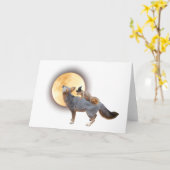 リスの魔女オンキツネカード カード (黄色い花)