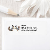 リスの魔女差出人住所ラベル ラベル (インサイチュ)