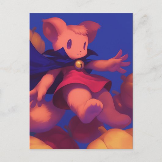 リスの魔女 ポストカード (正面)