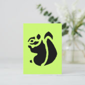 リスの齧歯動物 ポストカード (スタンド正面)