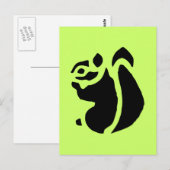 リスの齧歯動物 ポストカード (正面/裏面)