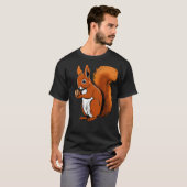 リスのTシャツ Tシャツ (正面フル)