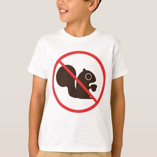 リスはいません Tシャツ (正面)
