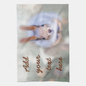 リスは下から上まで見ている キッチンタオル (縦)