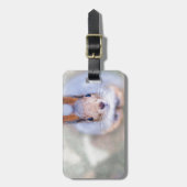 リスは下から上まで見ている ラゲッジタグ (正面縦)