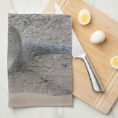 リスは私にスマイル小さな森林動物を作る キッチンタオル (四つ折り)