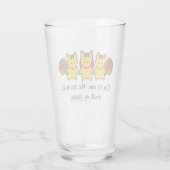 リスは私の正気を盗みます タンブラーグラス (裏面)