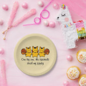 リスは私の正気を盗みます ペーパープレート (パーティー)