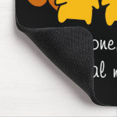 リスは私の正気を盗みます マウスパッド (コーナー)