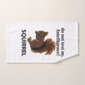 リスは私の知性リスをテストしない ハンドタオル (ハンドタオル)