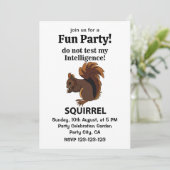 リスは私の知性リスをテストしない 招待状 (スタンド正面)