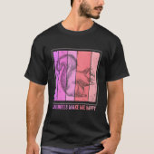 リスは私を幸せにするリス Tシャツ (正面)