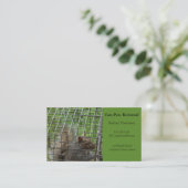 リスは罠にかかっている 名刺 (スタンド正面)