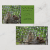 リスは罠にかかっている 名刺 (正面/裏面)