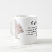 リスは邪悪なマグです コーヒーマグカップ (正面左)