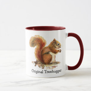 リスはTreehuggersの元のユーモアです マグカップ