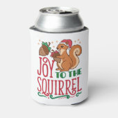 リスへのクリスマスの喜び 缶クーラー (缶裏面)